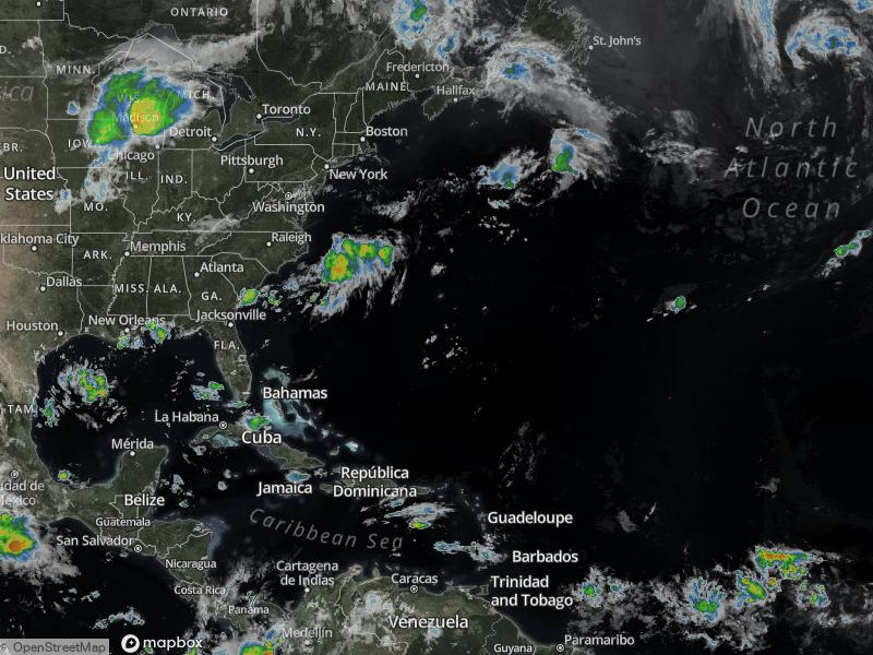 Atlantic Infrared Satellite