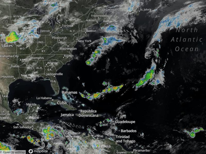 Atlantic Infrared Satellite
