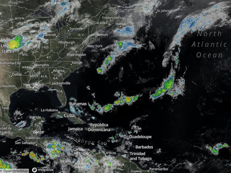 Atlantic Infrared Satellite