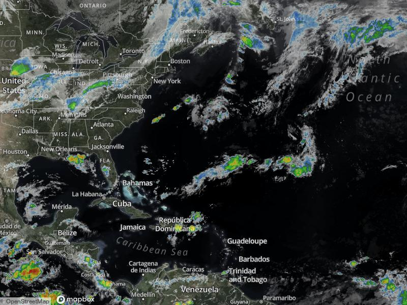 Atlantic Infrared Satellite