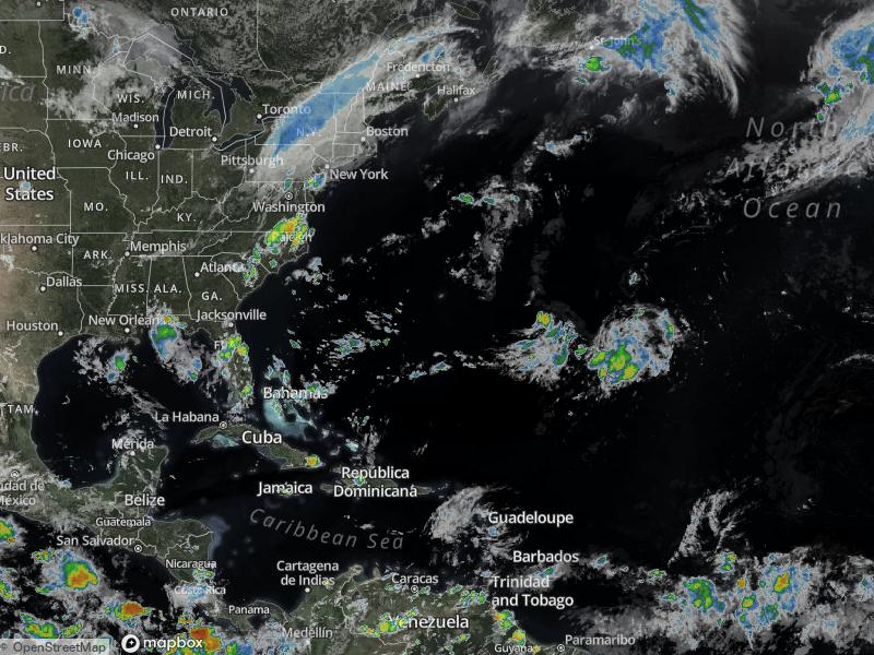 Atlantic Infrared Satellite