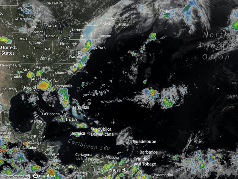 Atlantic Infrared Satellite