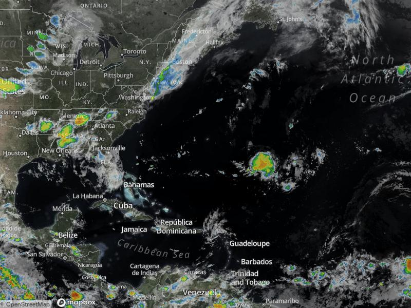 Atlantic Infrared Satellite