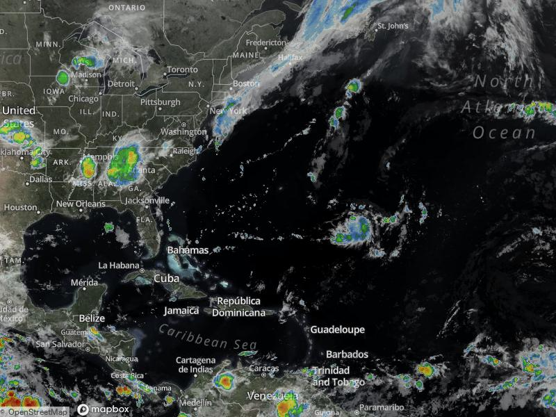 Atlantic Infrared Satellite