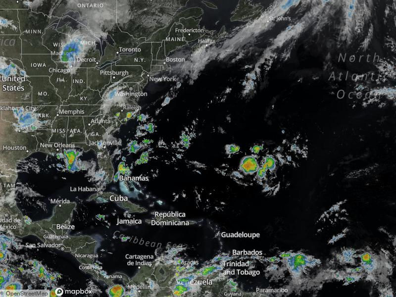 Atlantic Infrared Satellite
