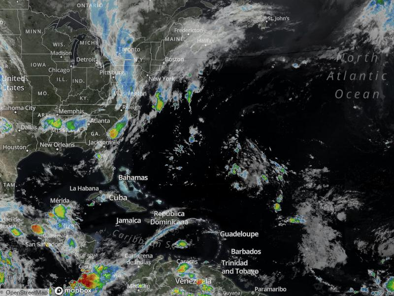 Atlantic Infrared Satellite