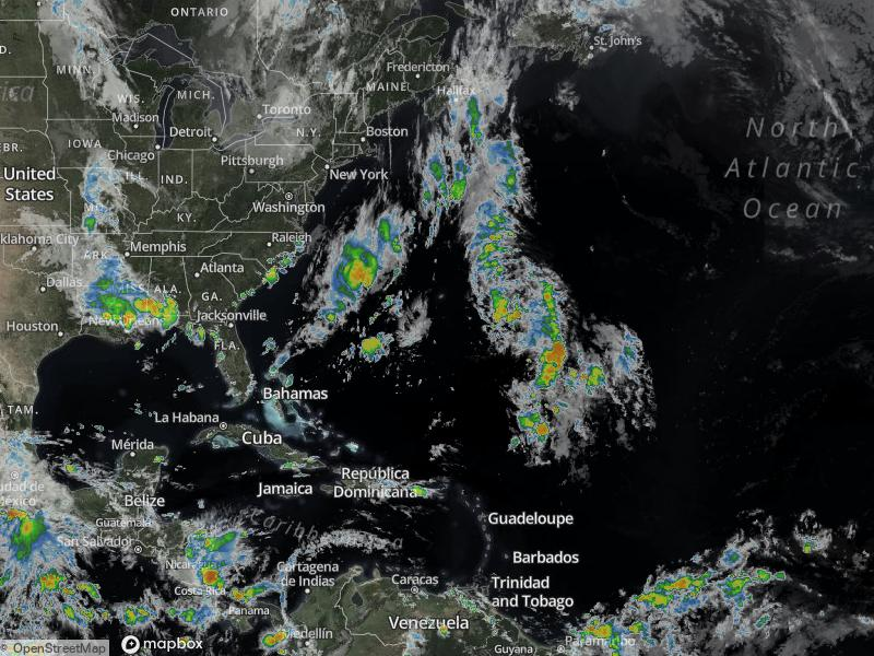 Atlantic Infrared Satellite