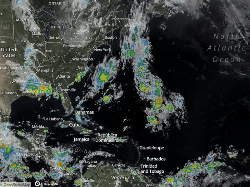 Atlantic Infrared Satellite