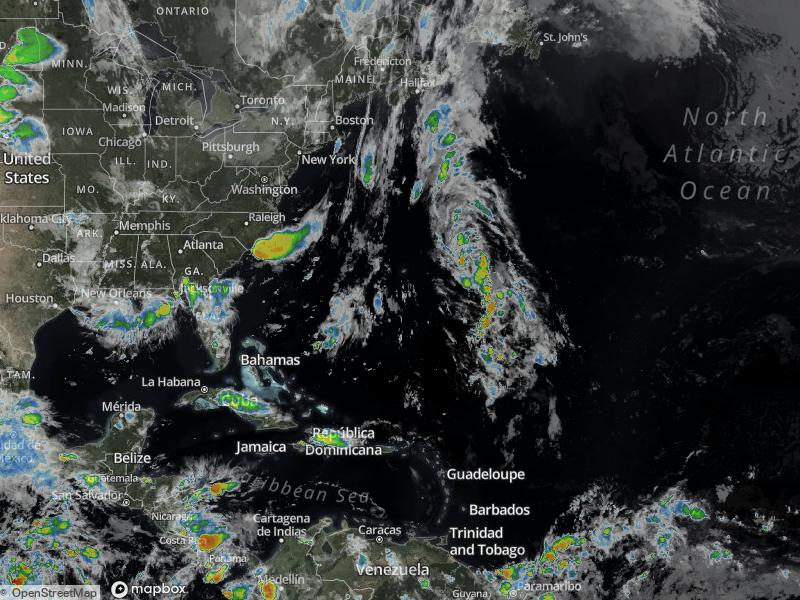 Atlantic Infrared Satellite