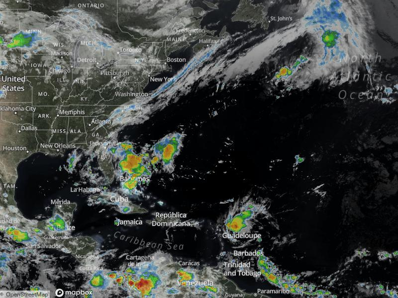 Atlantic Infrared Satellite