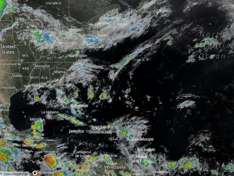 Atlantic Infrared Satellite