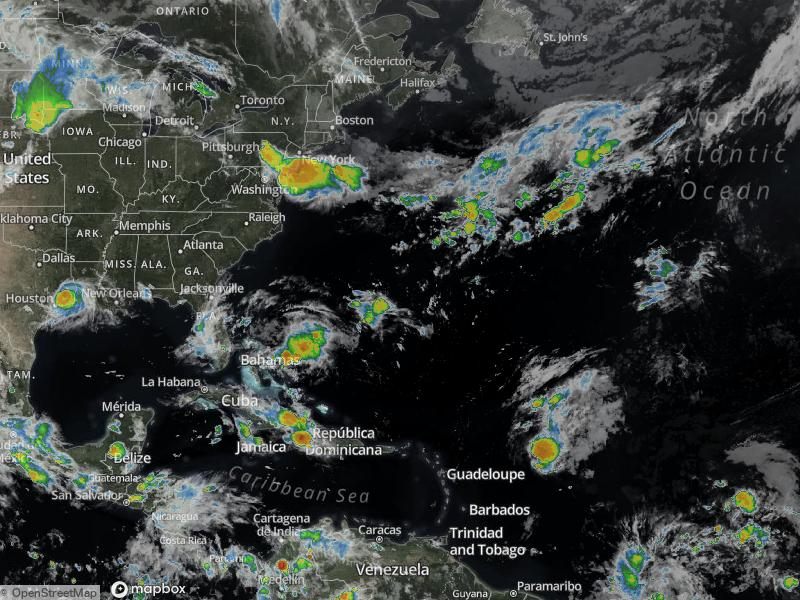 Atlantic Infrared Satellite
