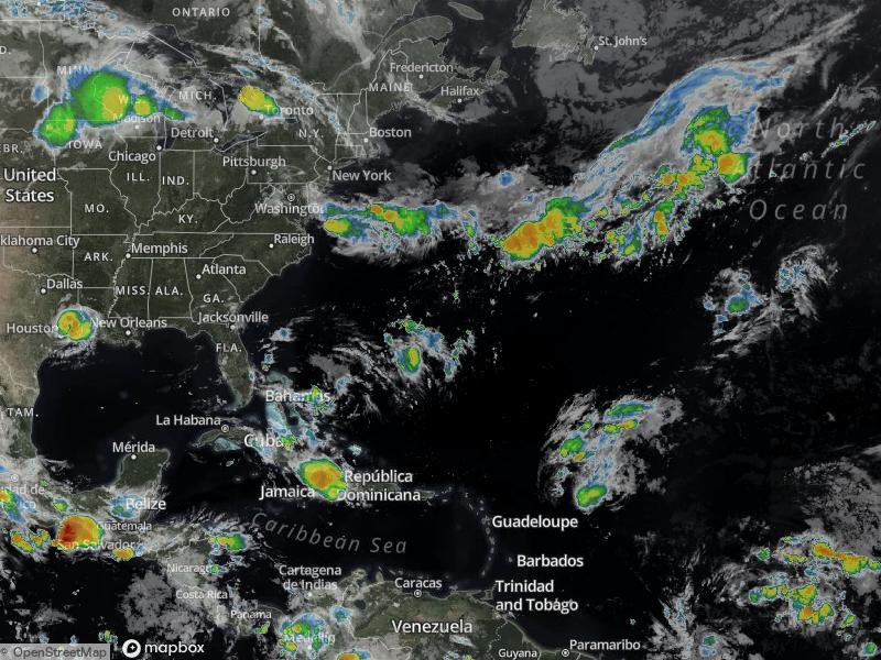 Atlantic Infrared Satellite