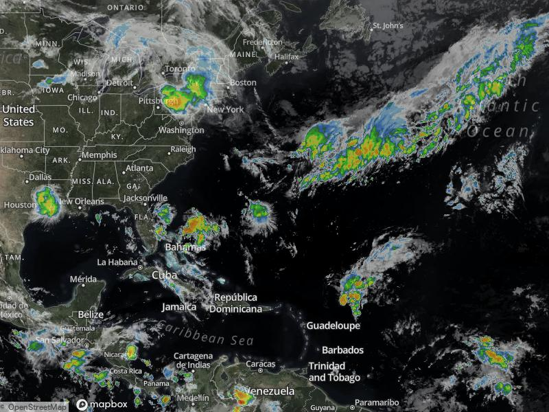 Atlantic Infrared Satellite