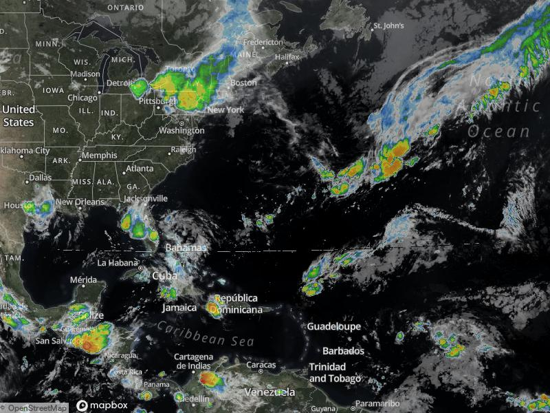 Atlantic Infrared Satellite
