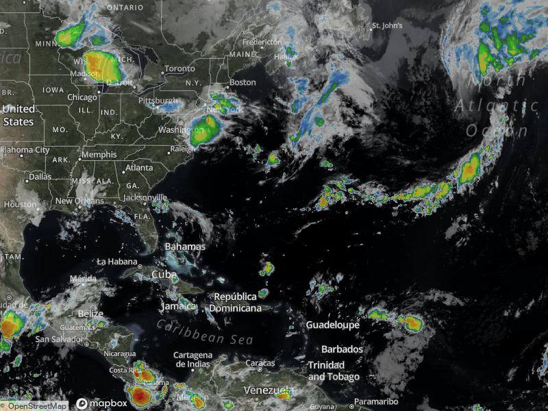 Atlantic Infrared Satellite