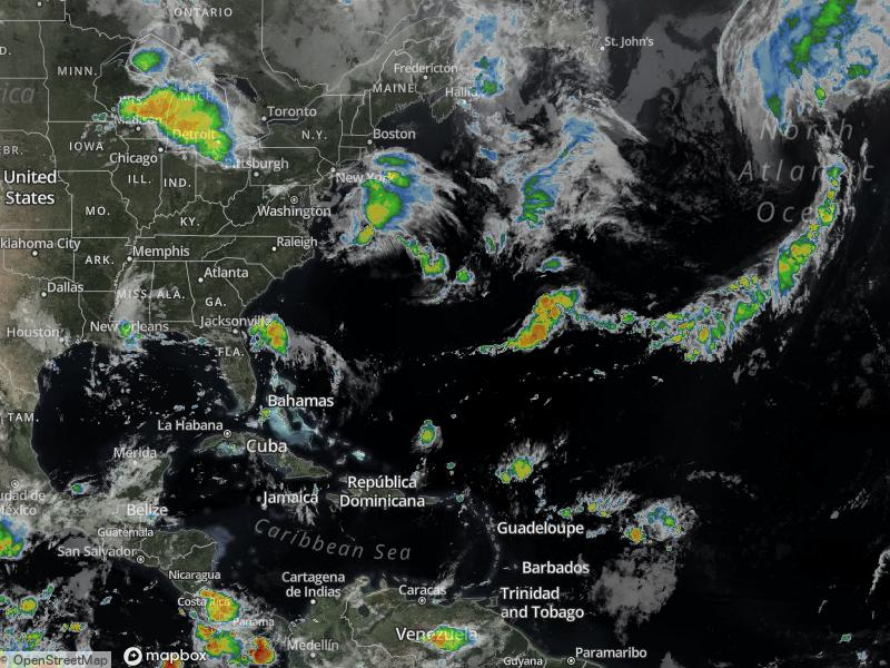 Atlantic Infrared Satellite