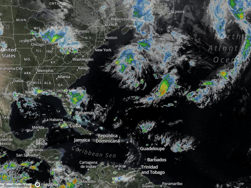 Atlantic Infrared Satellite