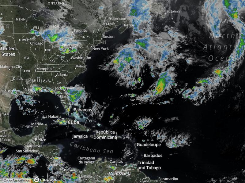 Atlantic Infrared Satellite