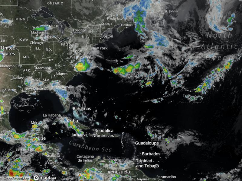 Atlantic Infrared Satellite