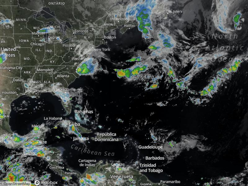 Atlantic Infrared Satellite