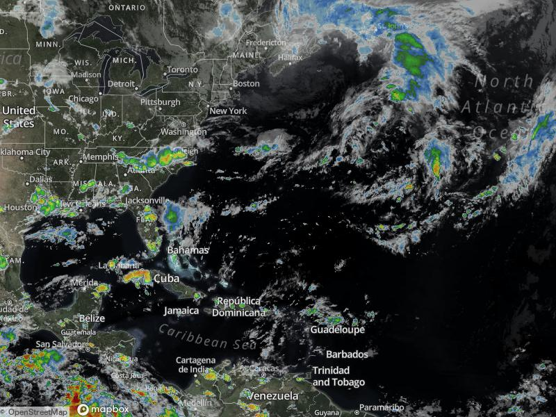 Atlantic Infrared Satellite