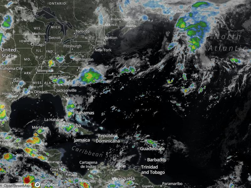 Atlantic Infrared Satellite