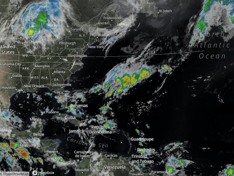 Atlantic Infrared Satellite