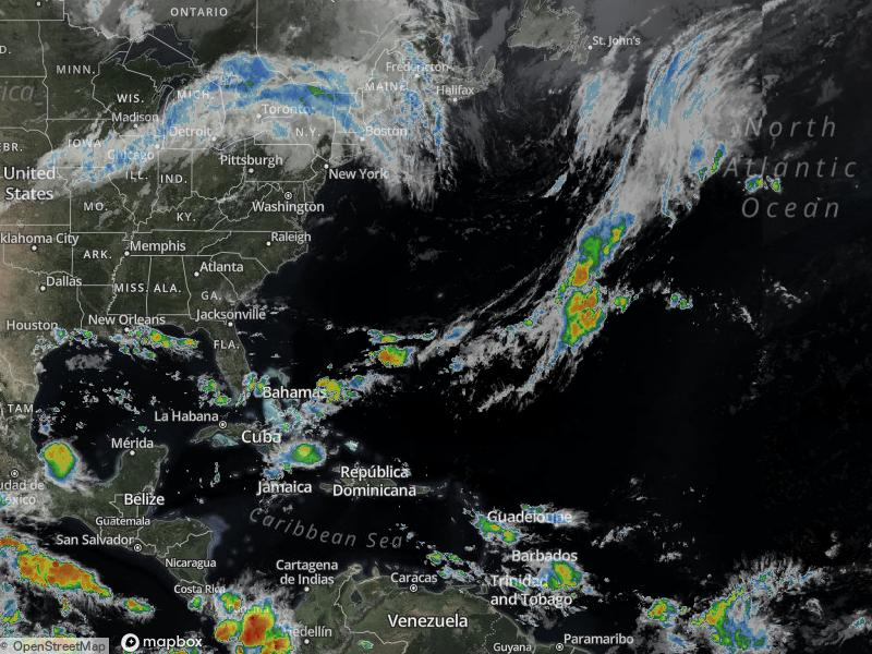 Atlantic Infrared Satellite