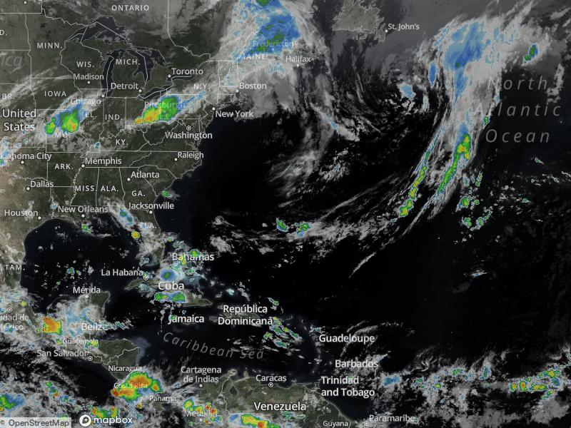Atlantic Infrared Satellite