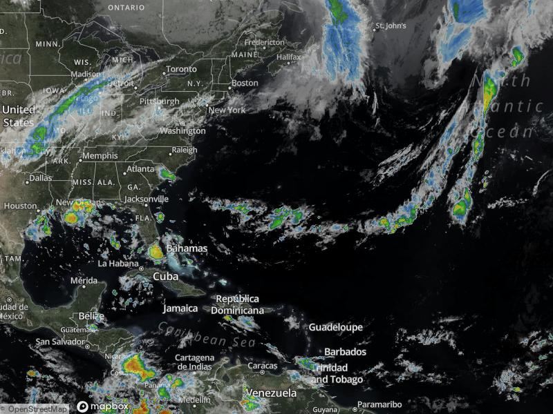 Atlantic Infrared Satellite