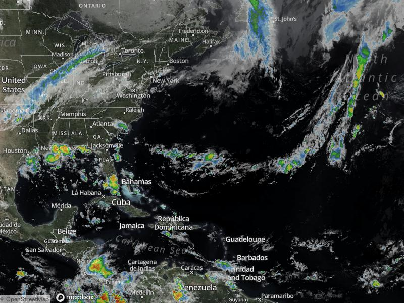 Atlantic Infrared Satellite