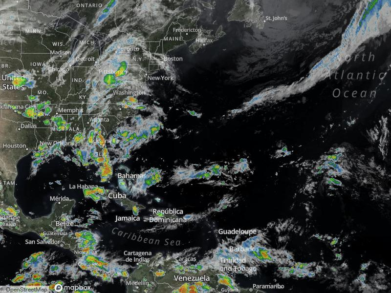 Atlantic Infrared Satellite