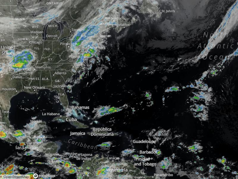 Atlantic Infrared Satellite