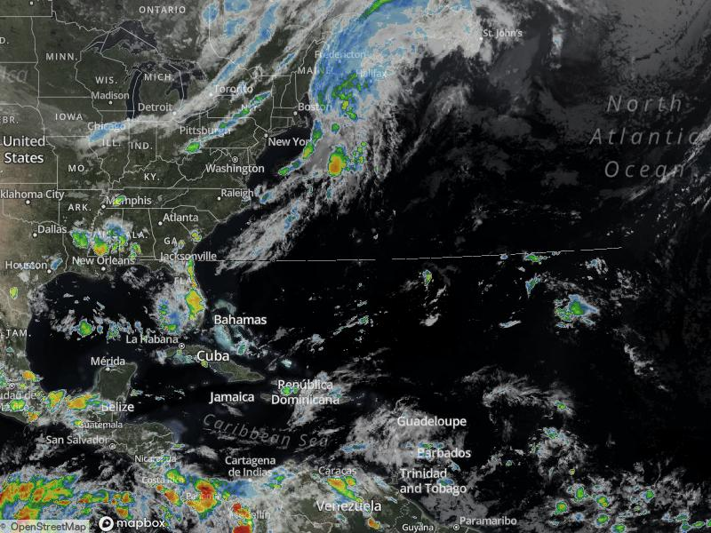 Atlantic Infrared Satellite