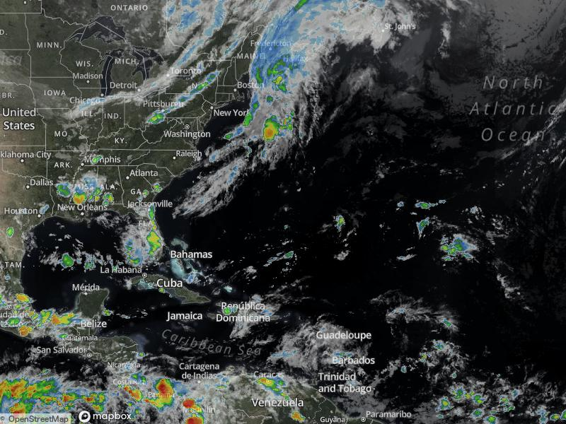 Atlantic Infrared Satellite
