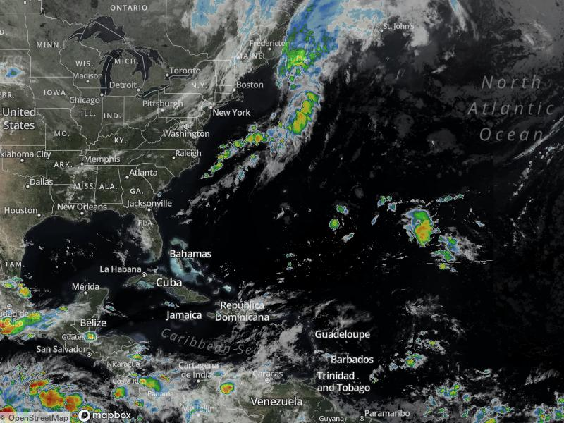 Atlantic Infrared Satellite