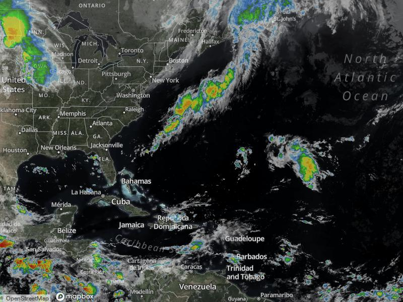 Atlantic Infrared Satellite