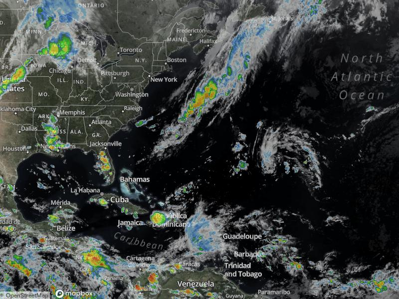 Atlantic Infrared Satellite