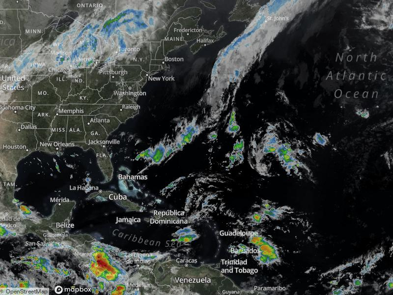 Atlantic Infrared Satellite