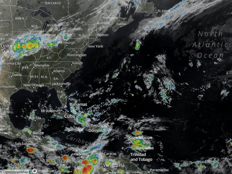 Atlantic Infrared Satellite