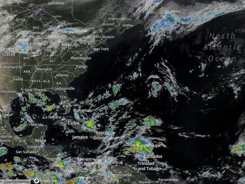Atlantic Infrared Satellite