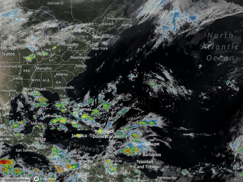 Atlantic Infrared Satellite