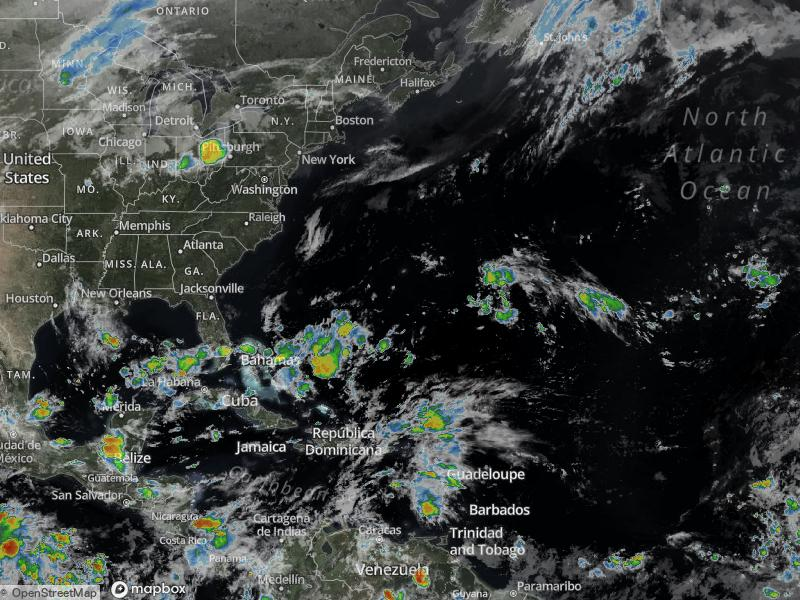Atlantic Infrared Satellite