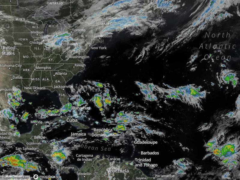 Atlantic Infrared Satellite