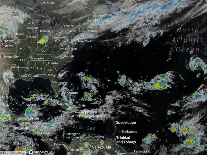 Atlantic Infrared Satellite