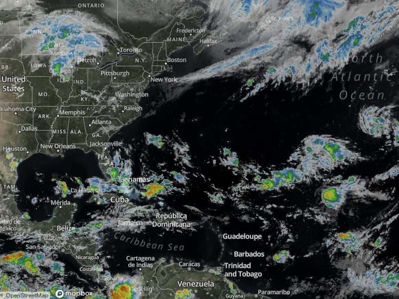 Atlantic Infrared Satellite