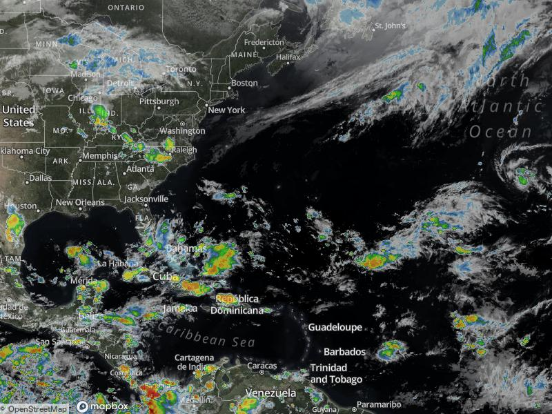 Atlantic Infrared Satellite