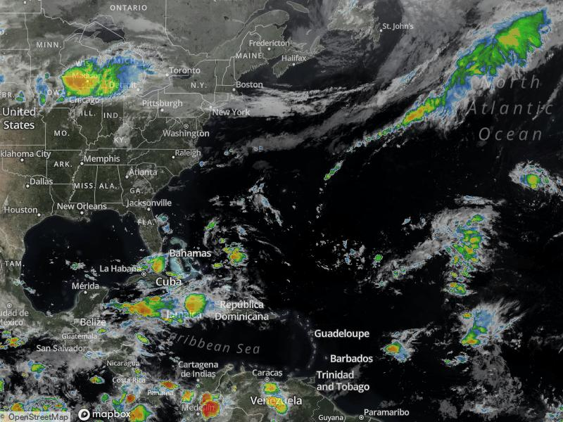 Atlantic Infrared Satellite