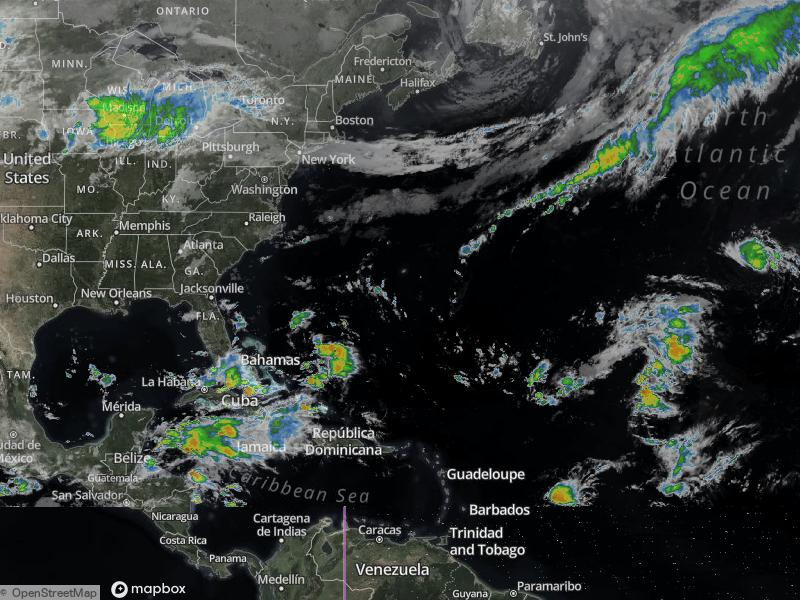 Atlantic Infrared Satellite
